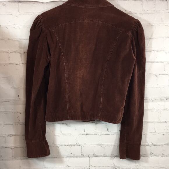 At Last & Company Girl's Lightweight Brown Corduroy Jacket Size Large‎ - Picture 7 of 9